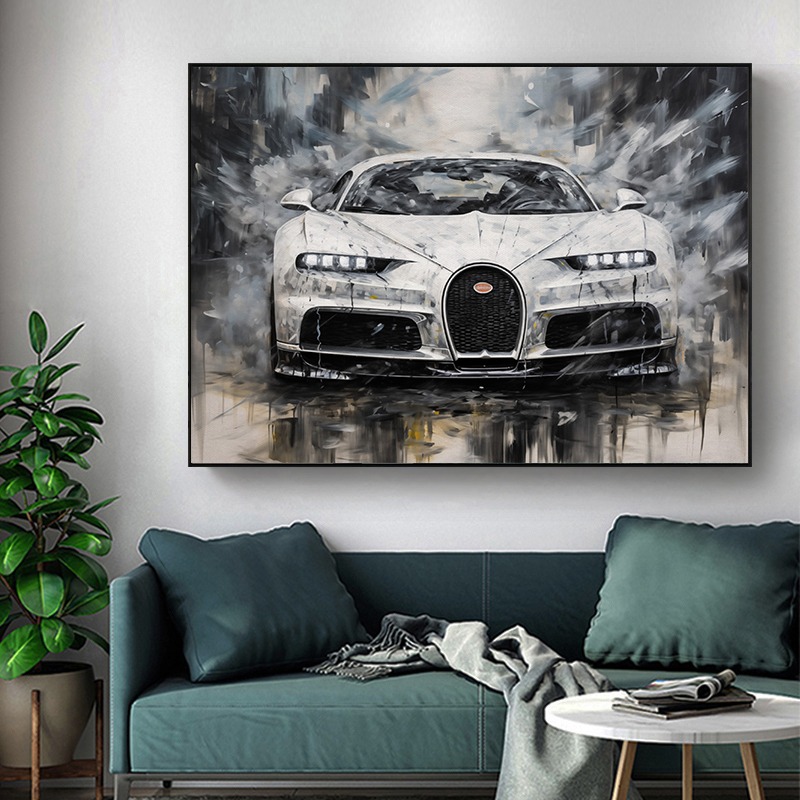 ヴィンテージ油絵風車ポスター高級レトロスポーツ自動車キャンバ - Luxury Lifestyle Cars のレビューと価格