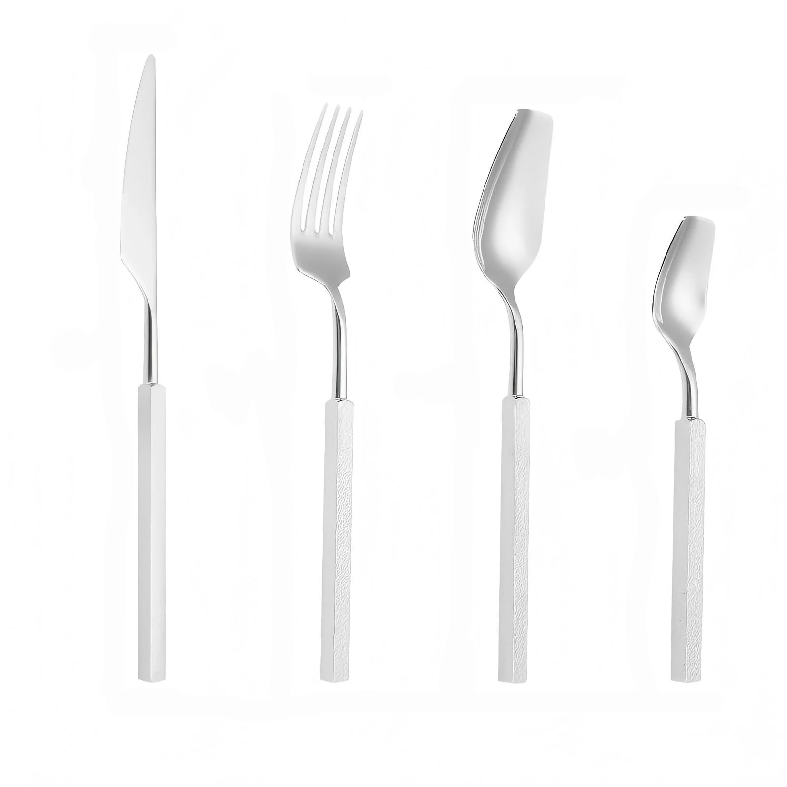 4 個の高級カトラリーセット西洋ステンレス鋼金メッキ食器食器 - Gold Plated Cutlery のレビューと価格