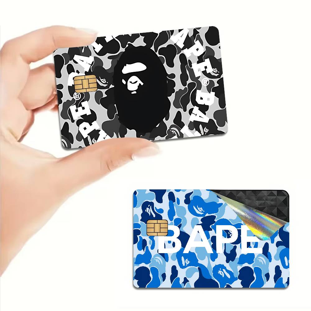 豪華なB-bapeSロゴ漫画クレジットカードスキンステッカー - Luxury Lifestyle Wallpaper のレビューと価格