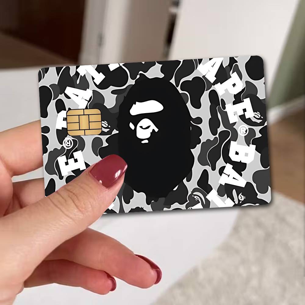 豪華なB-bapeSロゴ漫画クレジットカードスキンステッカー - Luxury Lifestyle Wallpaper のレビューと価格