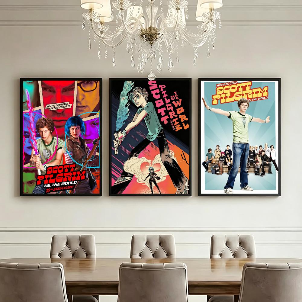 映画「スコット・ピルグリム vs. ザ・ワールド」ポスター  - Luxury Lifestyle Wallpaper のレビューと価格