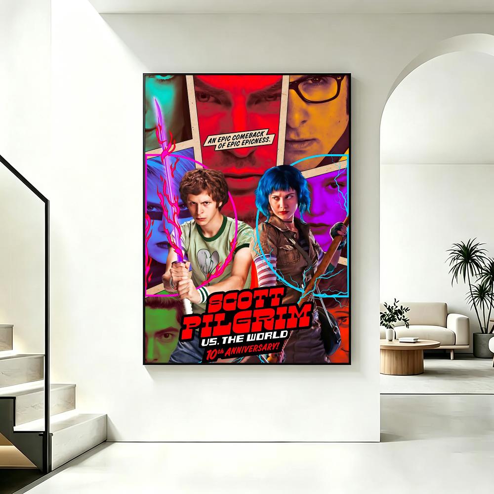 映画「スコット・ピルグリム vs. ザ・ワールド」ポスター  - Luxury Lifestyle Wallpaper のレビューと価格
